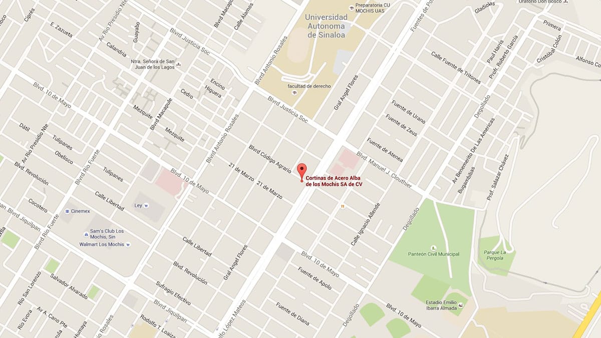 Cortinas de Acero Alba de Los Mochis - Distribuidor Oficial de Dockman