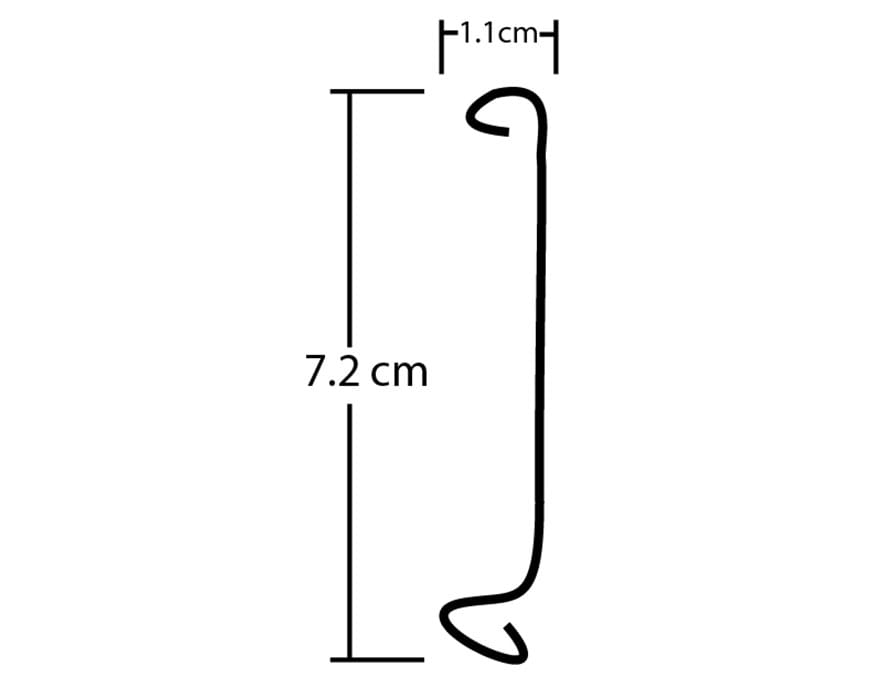 Forma de Cortina Plana Sencilla Dockman
